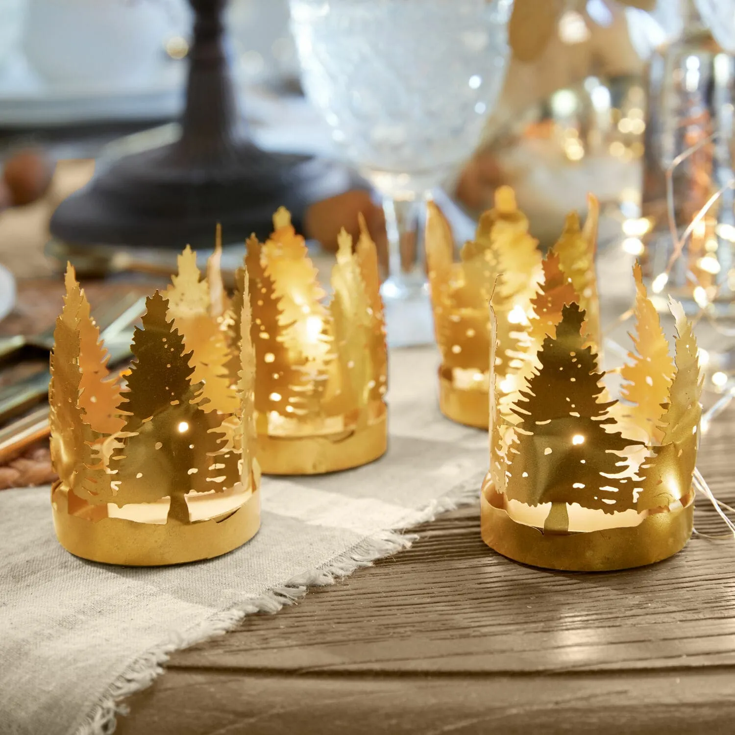 Teelichthalter 4er Set Ismerie – Bild 2