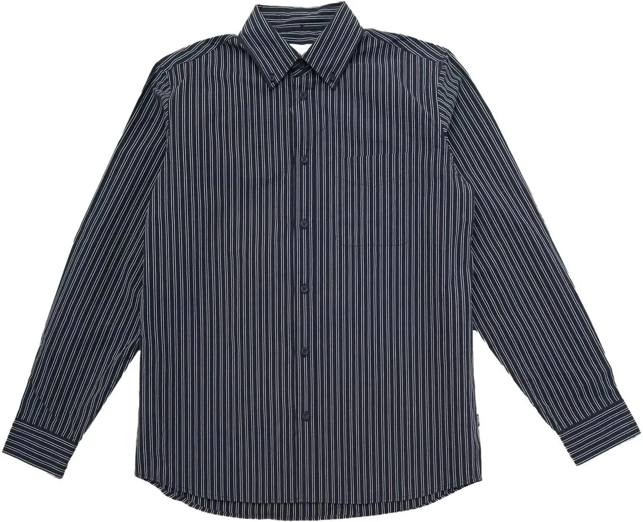 Les Deux - Camicia Kent Stripe Poplin Nera - Größe XL - schwarz Les Deux - Camicia Kent Stripe Poplin Nera - Größe XL - schwarz