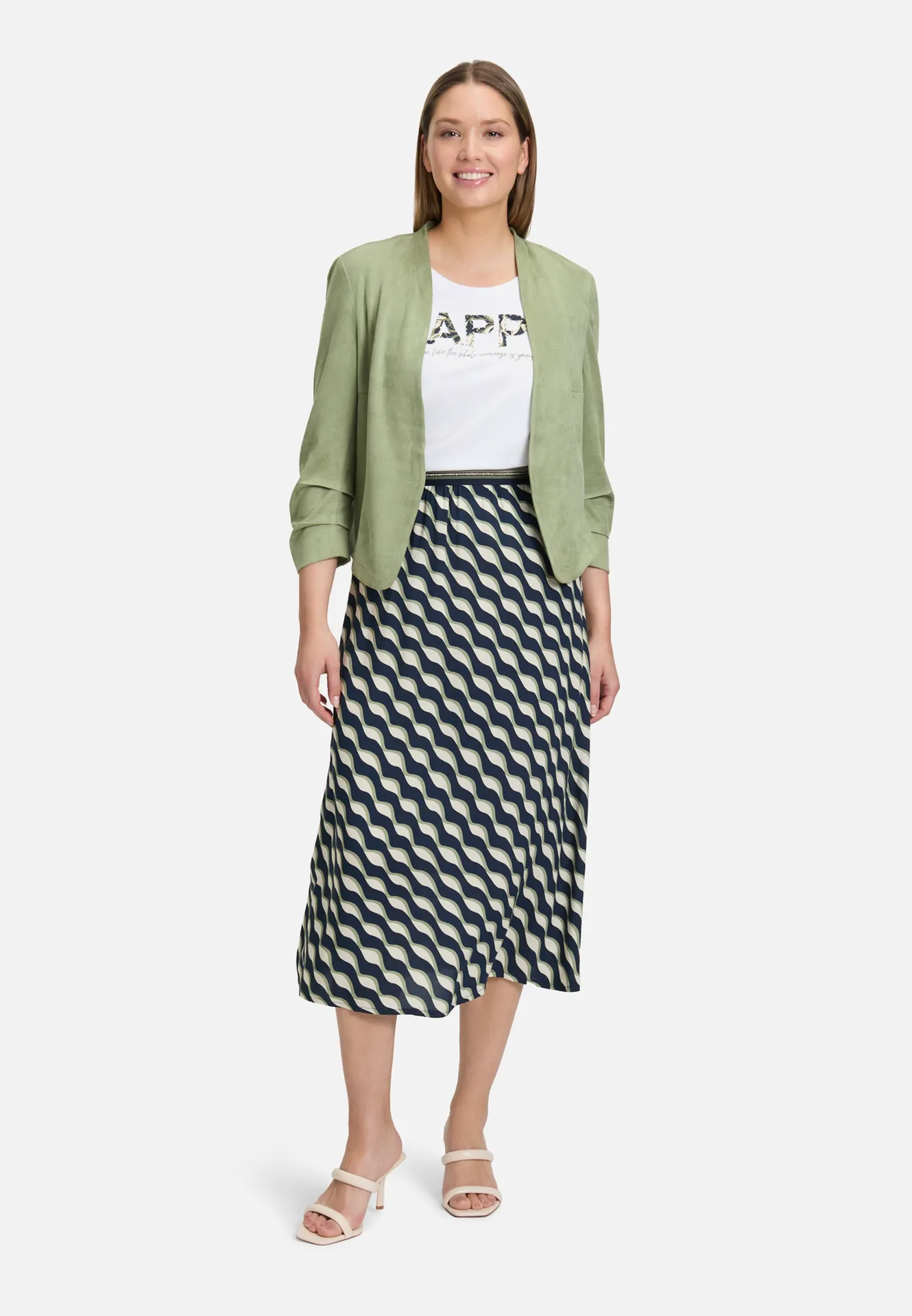 Blazer-Jacke mit 3/4 Arm – Bild 2