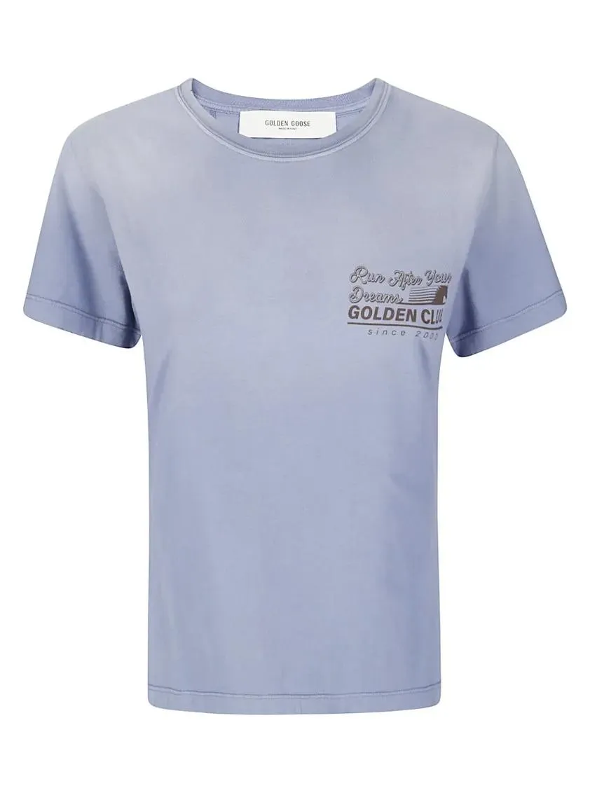 Golden Goose - Journey W%27s Slim Long T-Shirt - Größe XS - blau Golden Goose - Journey W%27s Slim Long T-Shirt - Größe XS - blau