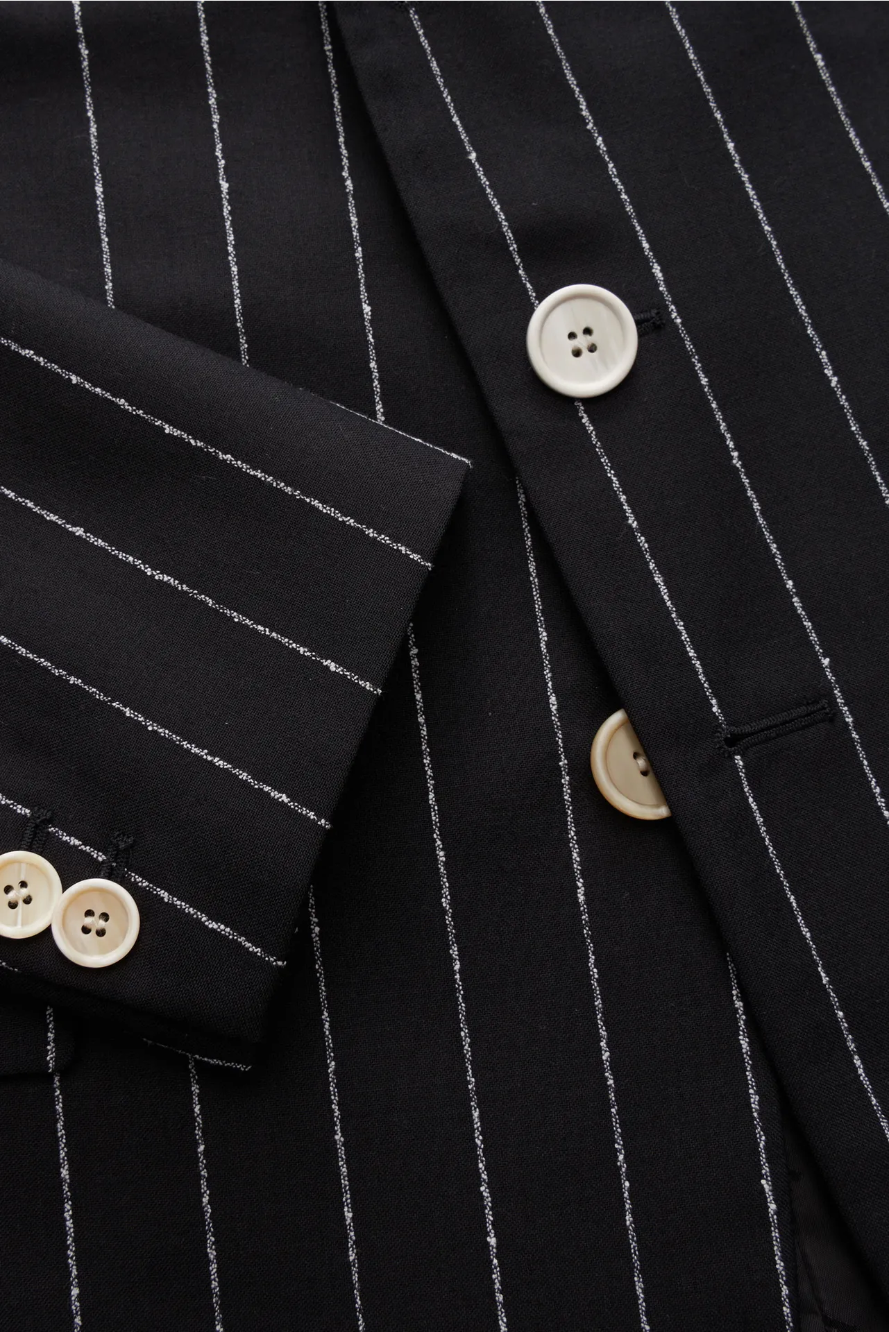 Marni - Herren - Sakko schwarz/weiß gestreift – Bild 2