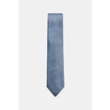 Zegna - Herren - Seidenkrawatte rauchblau/schwarz gemustert Zegna - Herren - Seidenkrawatte rauchblau/schwarz gemustert