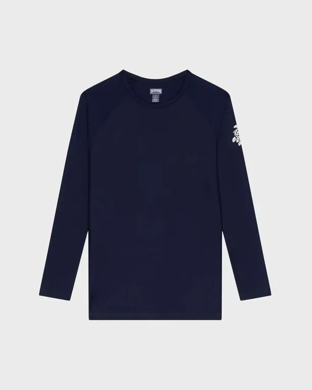 Vilebrequin - Einfarbiges Rashguard Für Herren - Rashguard - Regulary - Blau - Größe S Vilebrequin - Einfarbiges Rashguard Für Herren - Rashguard - Regulary - Blau - Größe S