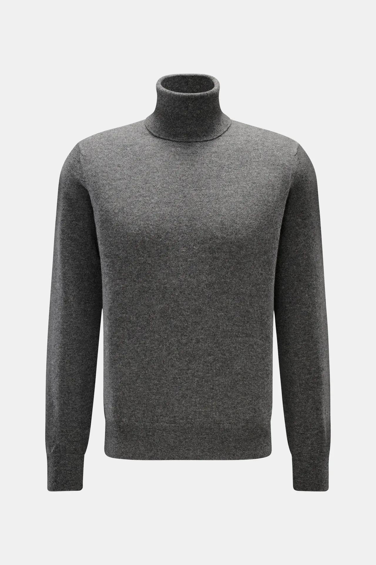 Cruciani - Herren - Cashmere Rollkragenpullover dunkelgrau meliert Cruciani - Herren - Cashmere Rollkragenpullover dunkelgrau meliert