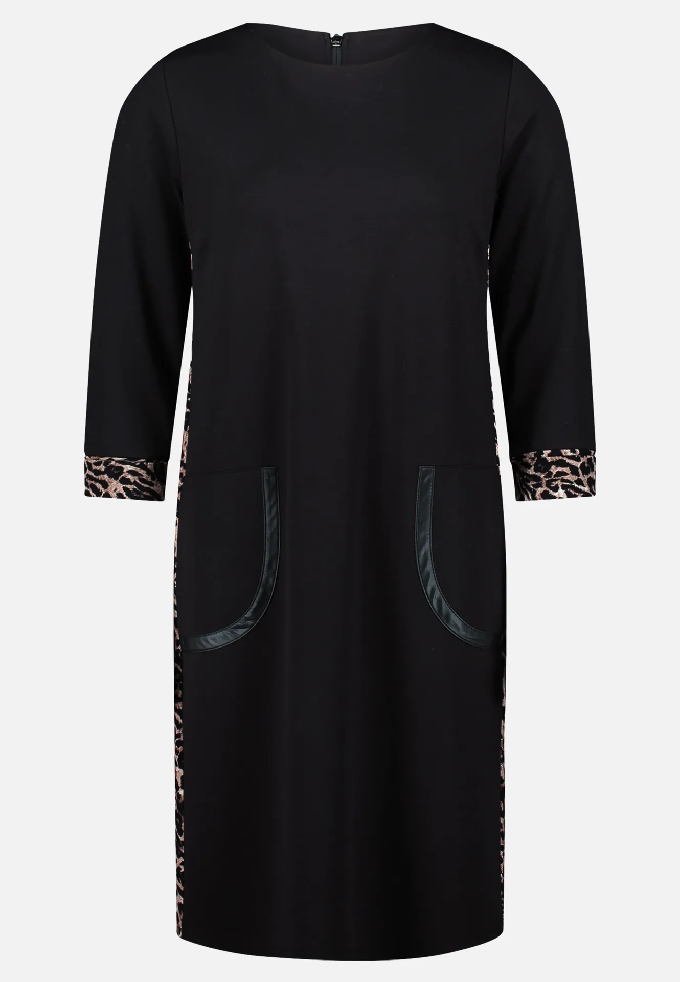 Jerseykleid mit Eingrifftaschen – Bild 3