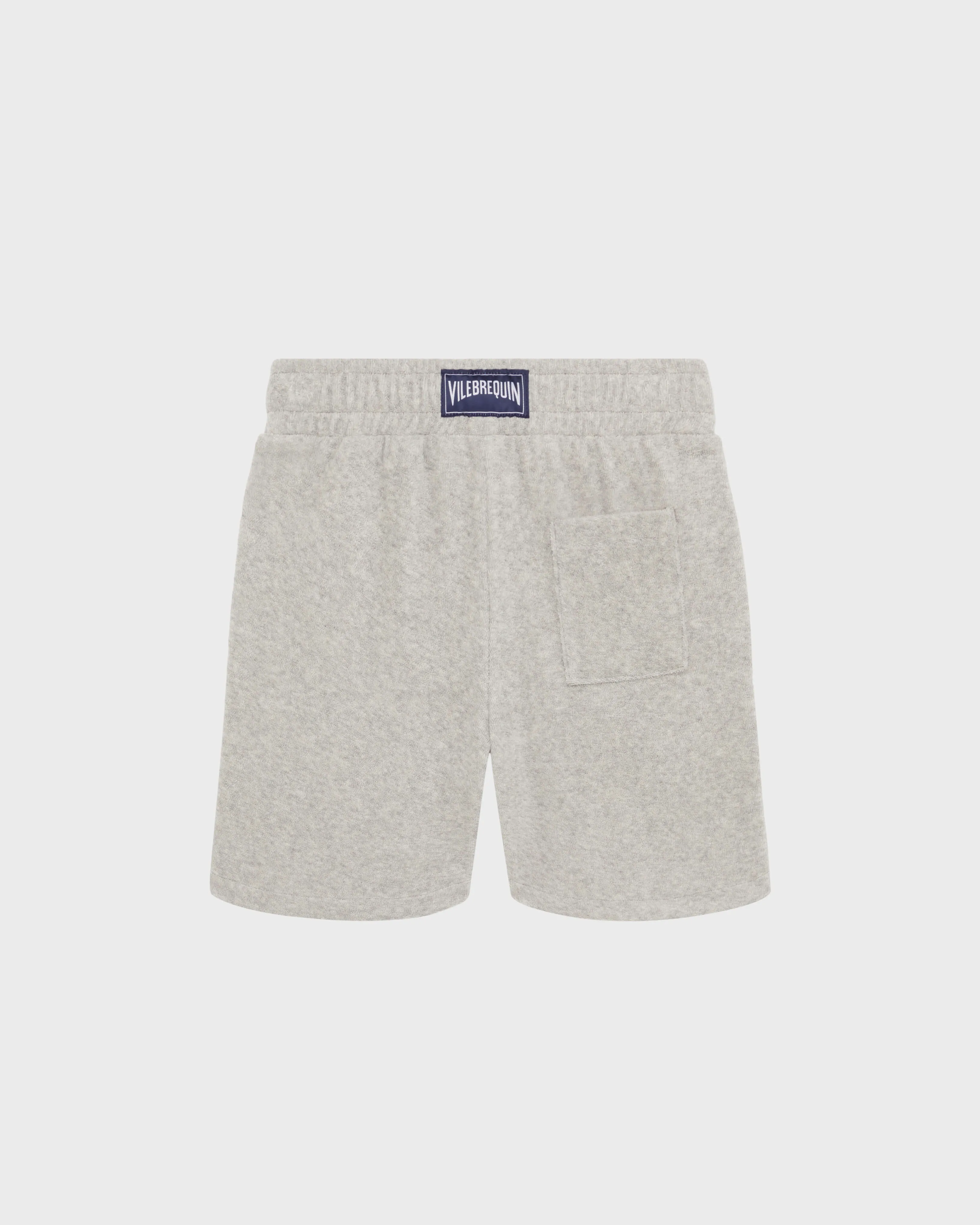 Vilebrequin - Frottee-bermudashorts Mit Aufgestickter Schildkröte Für Jungen - Bermuda - Goh - Grau - Größe 10 – Bild 2