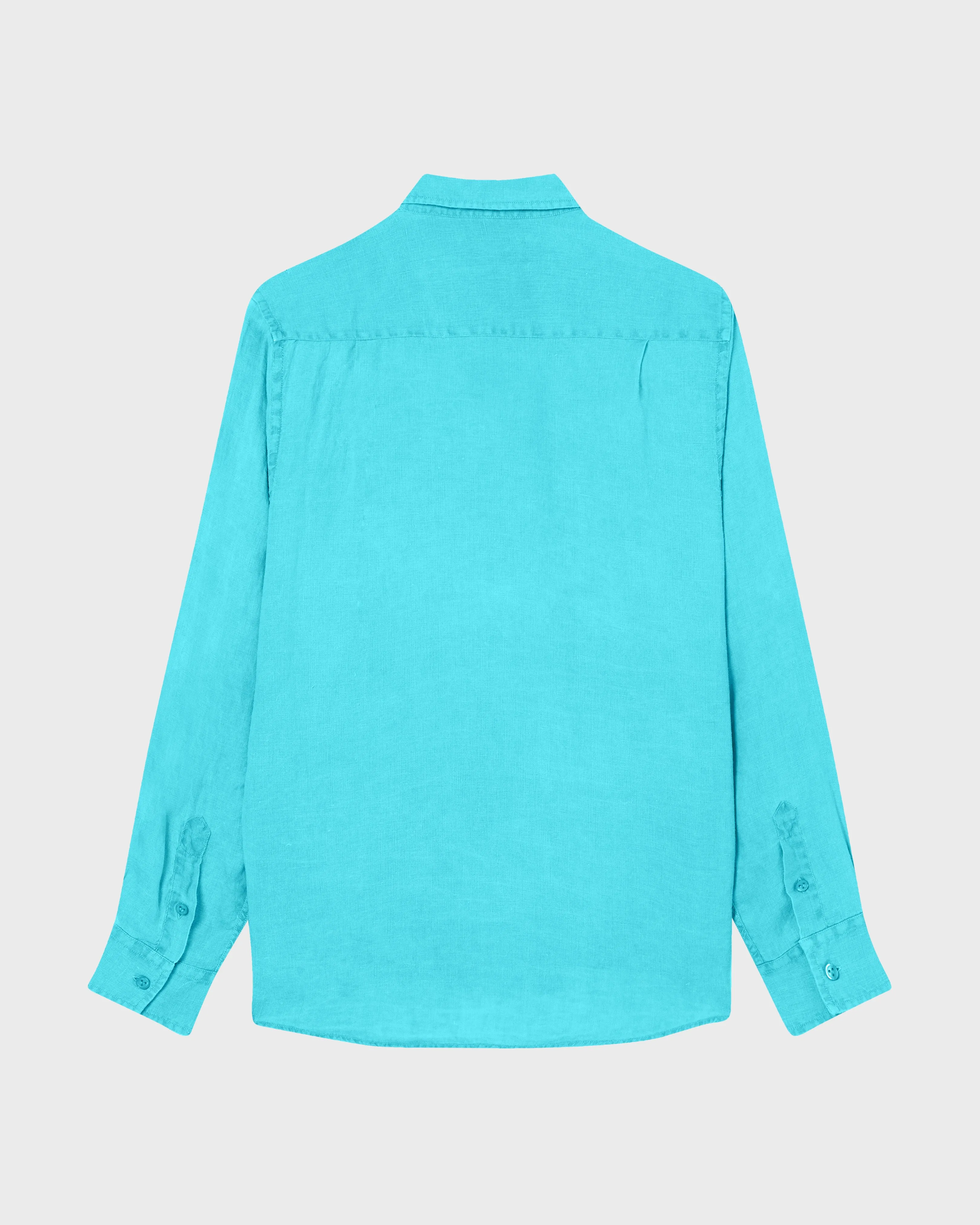 Vilebrequin - Solid Hemd Aus Leinen Für Herren - Hemd - Caroubis - Grün - Größe M – Bild 2