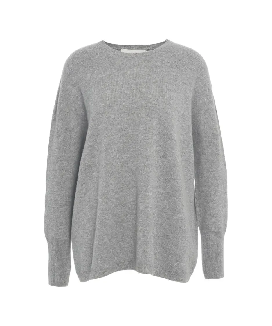 Mvm - Round Neck Cashmere Sweater - Größe 44 - grau Mvm - Round Neck Cashmere Sweater - Größe 44 - grau