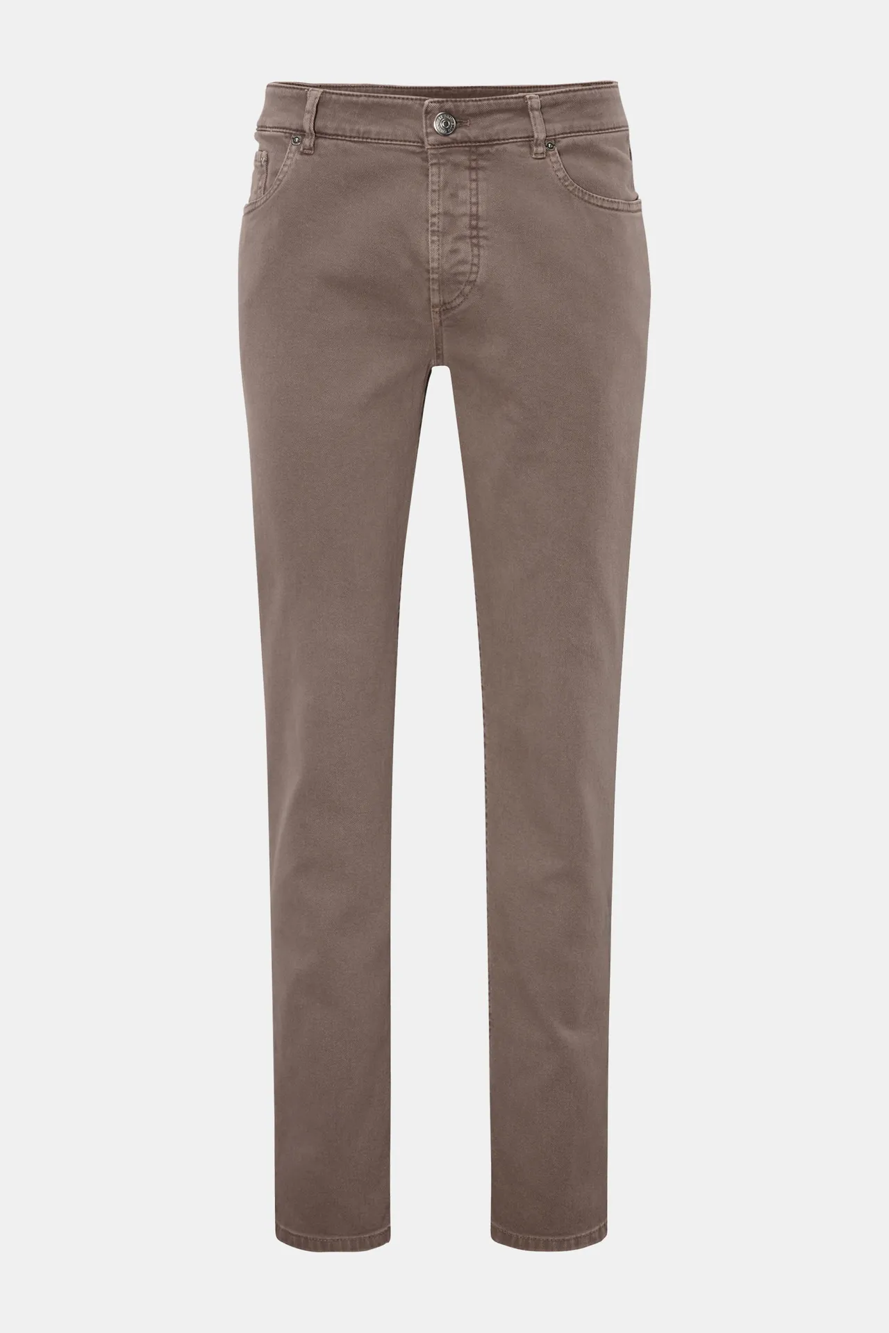 Brunello Cucinelli - Herren - Jeans %27Traditional Fit%27 taupe Brunello Cucinelli - Herren - Jeans %27Traditional Fit%27 taupe