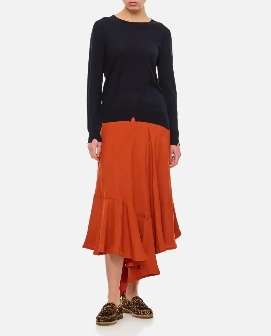 Colville - Voulant Midi Skirt - Größe 38 - orange – Bild 4
