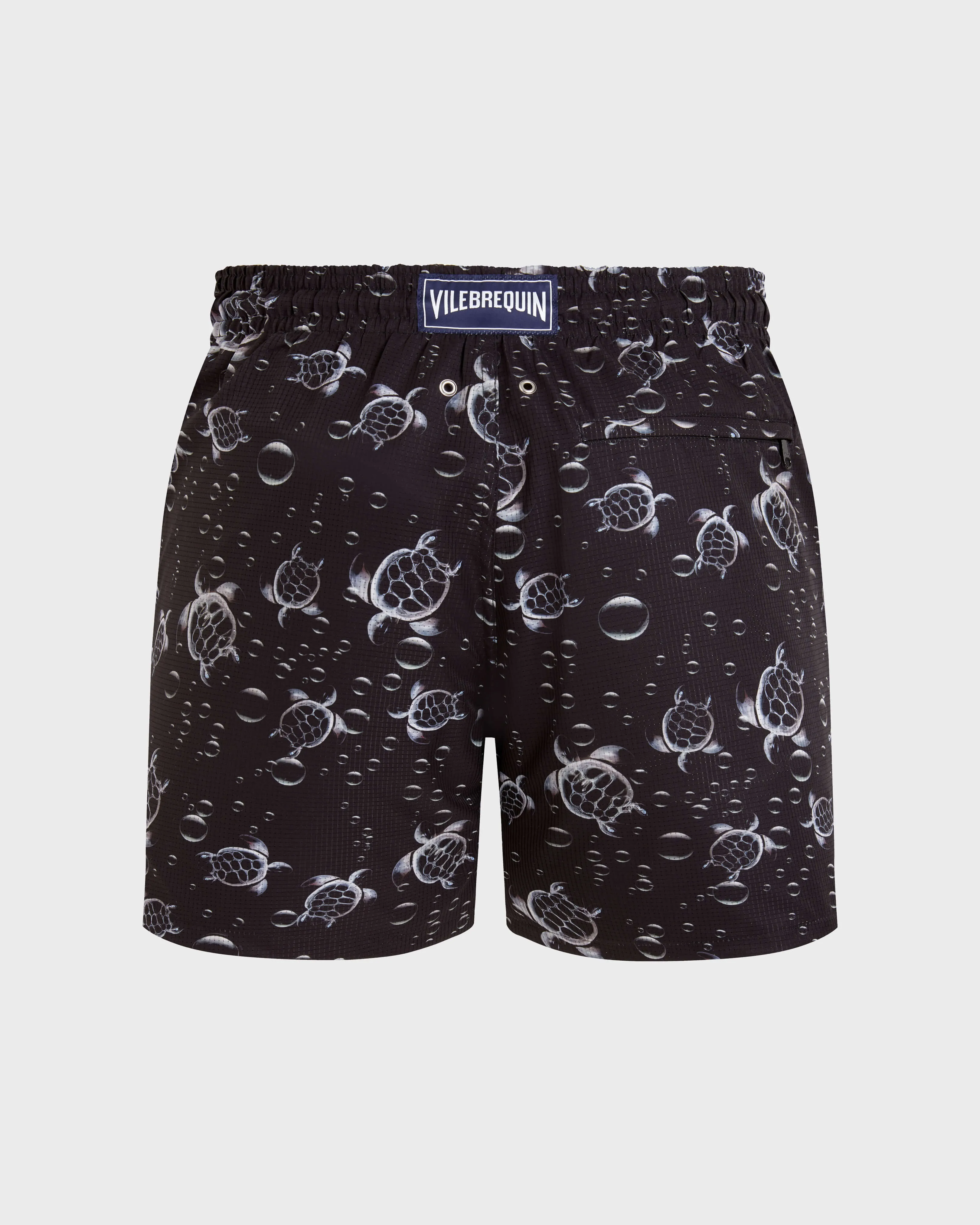 Vilebrequin - Ultraleichte Und Verstaubare Bubble Turtles 3d Badeshorts Mit Mikroperforation Für Herren - Bademode - Mahina - Schwarz - Größe M – Bild 2