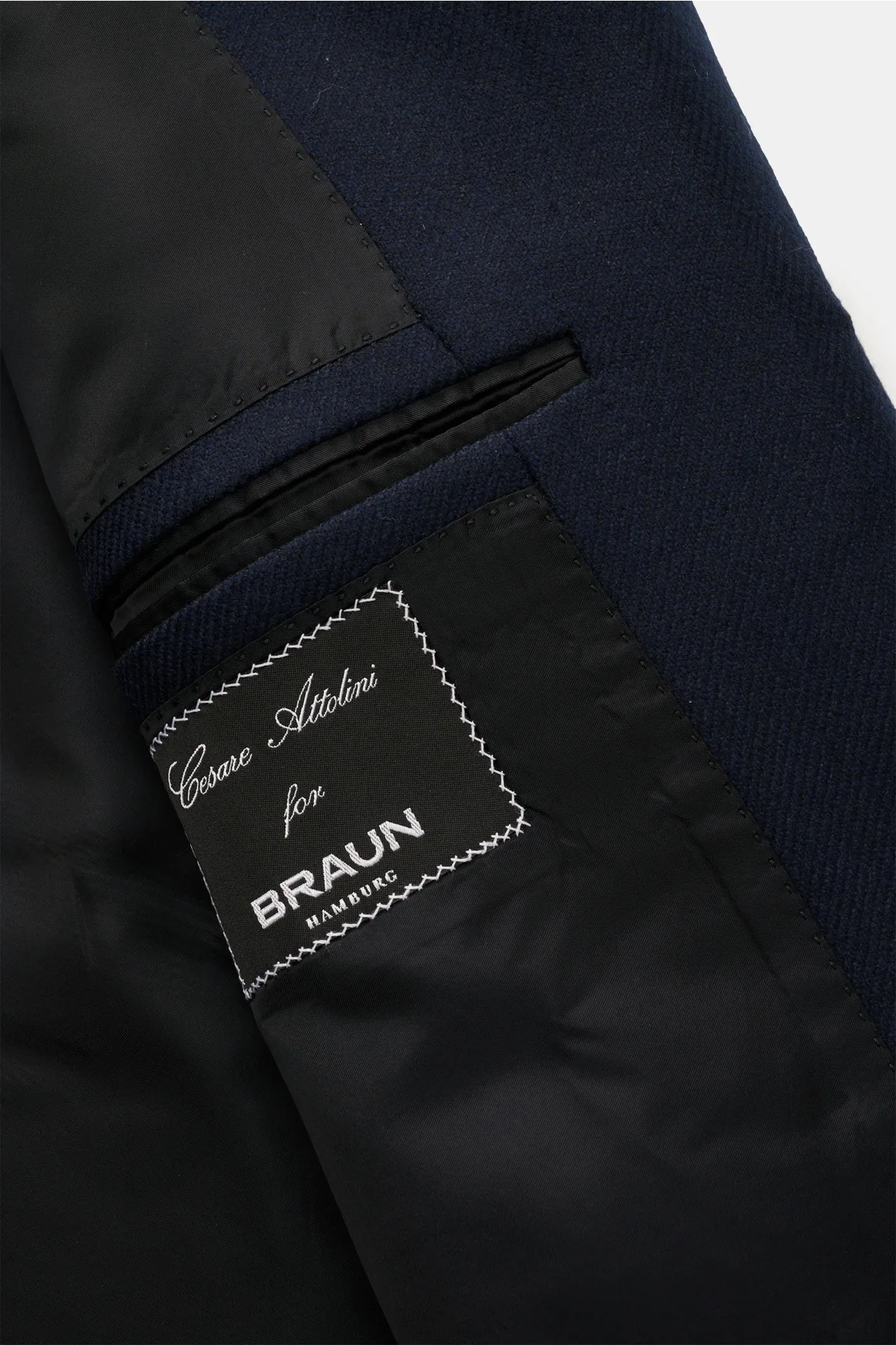 Cesare Attolini - Herren - Cashmere Mantel navy – Bild 5