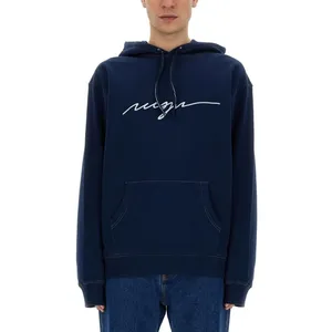 MSGM - Oversized Cotton Sweatshirt - Größe M - blau MSGM - Oversized Cotton Sweatshirt - Größe M - blau