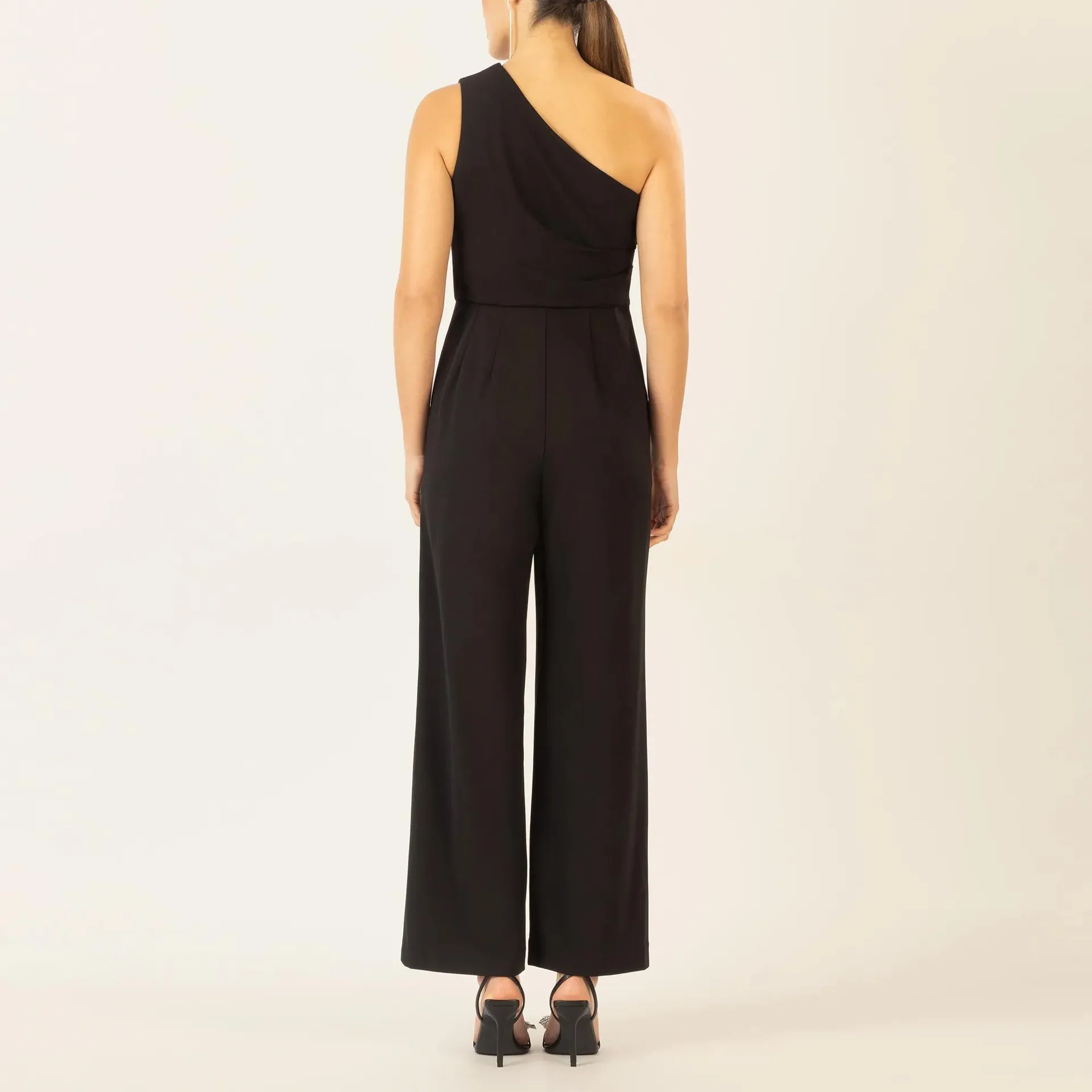 Apart - One-Shoulder Overall - Größe 40 - schwarz – Bild 2