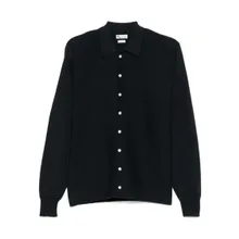 Doppiaa - Navy Blue Knitted Long Sleeve Shirt - Größe 50 - blau Doppiaa - Navy Blue Knitted Long Sleeve Shirt - Größe 50 - blau