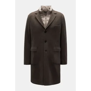 Manzoni 24 - Herren - Jersey-Wollmantel graubraun Manzoni 24 - Herren - Jersey-Wollmantel graubraun