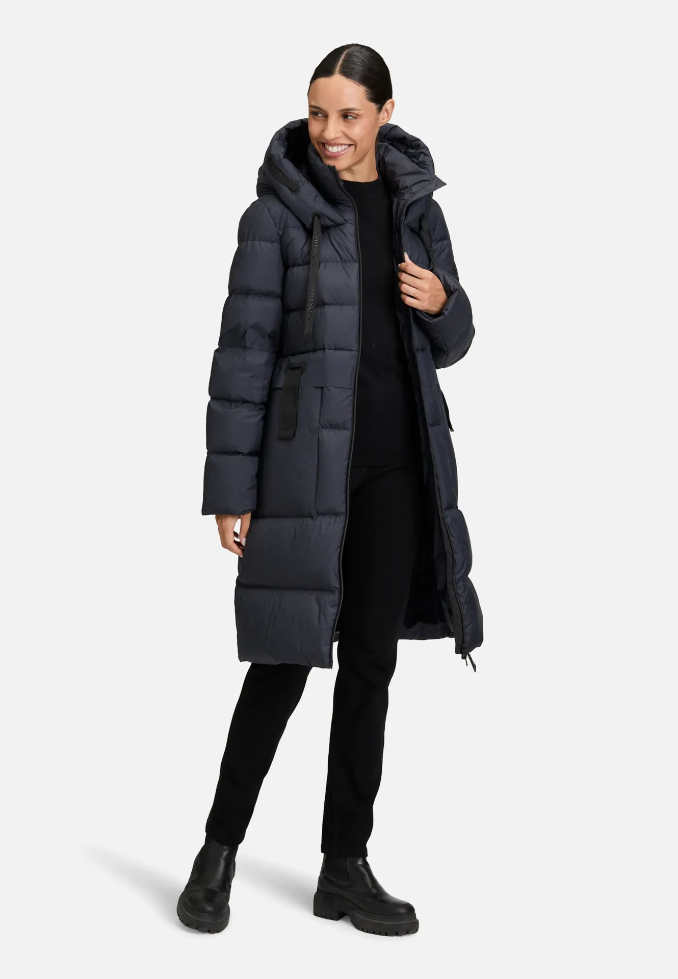 Daunen-Steppjacke mit Kapuze – Bild 2