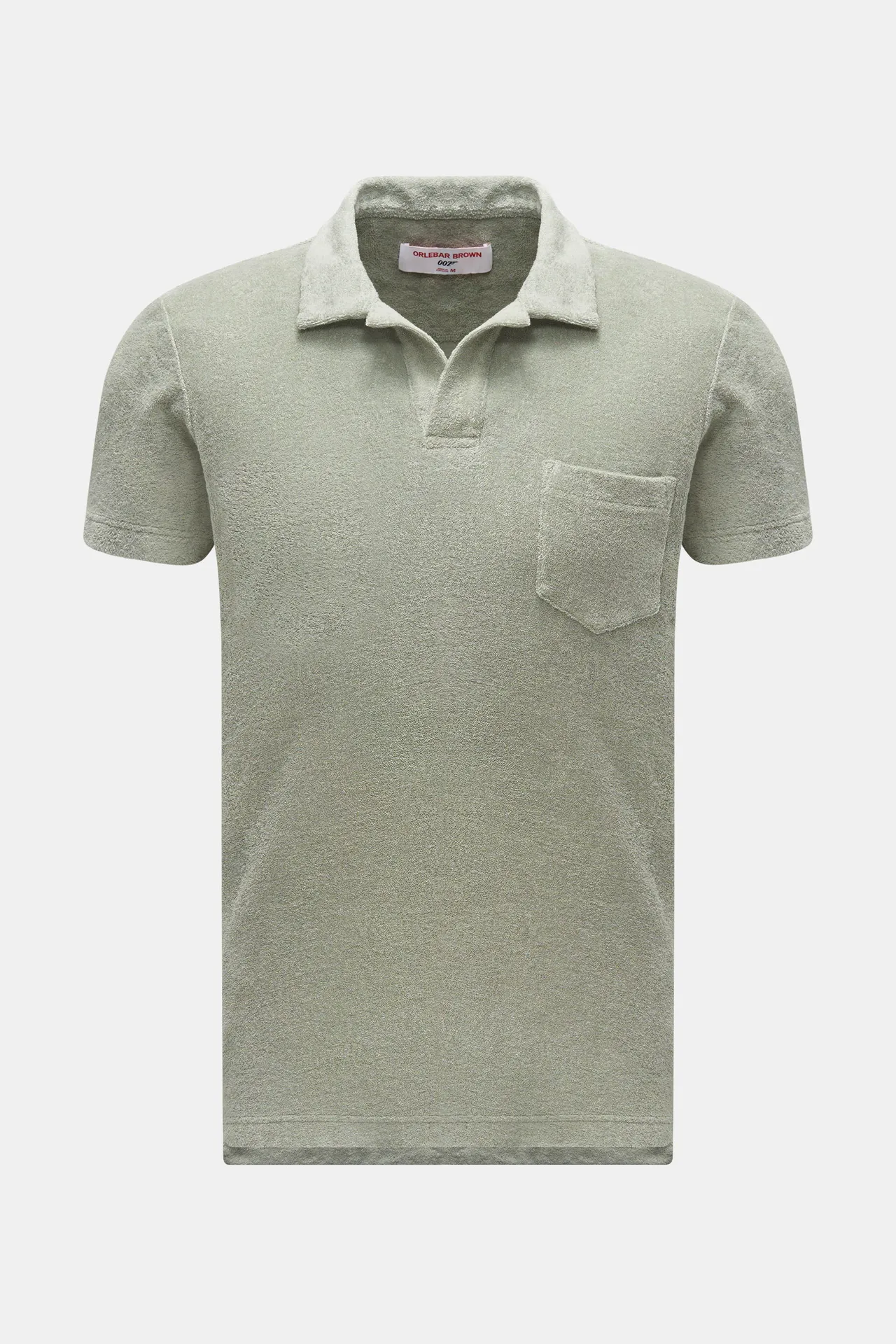 Orlebar Brown - Herren - Frottee Poloshirt %27Terry 007%27 graugrün Orlebar Brown - Herren - Frottee Poloshirt %27Terry 007%27 graugrün