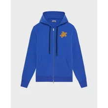 Vilebrequin - Baumwoll-cardigan Mit Durchgehendem Reißverschluss Und Großer Schildkrötenstickerei Für Herren - Sweatshirt - Malanti - Blau - Größe S Vilebrequin - Baumwoll-cardigan Mit Durchgehendem Reißverschluss Und Großer Schildkrötenstickerei Für Herren - Sweatshirt - Malanti - Blau - Größe S