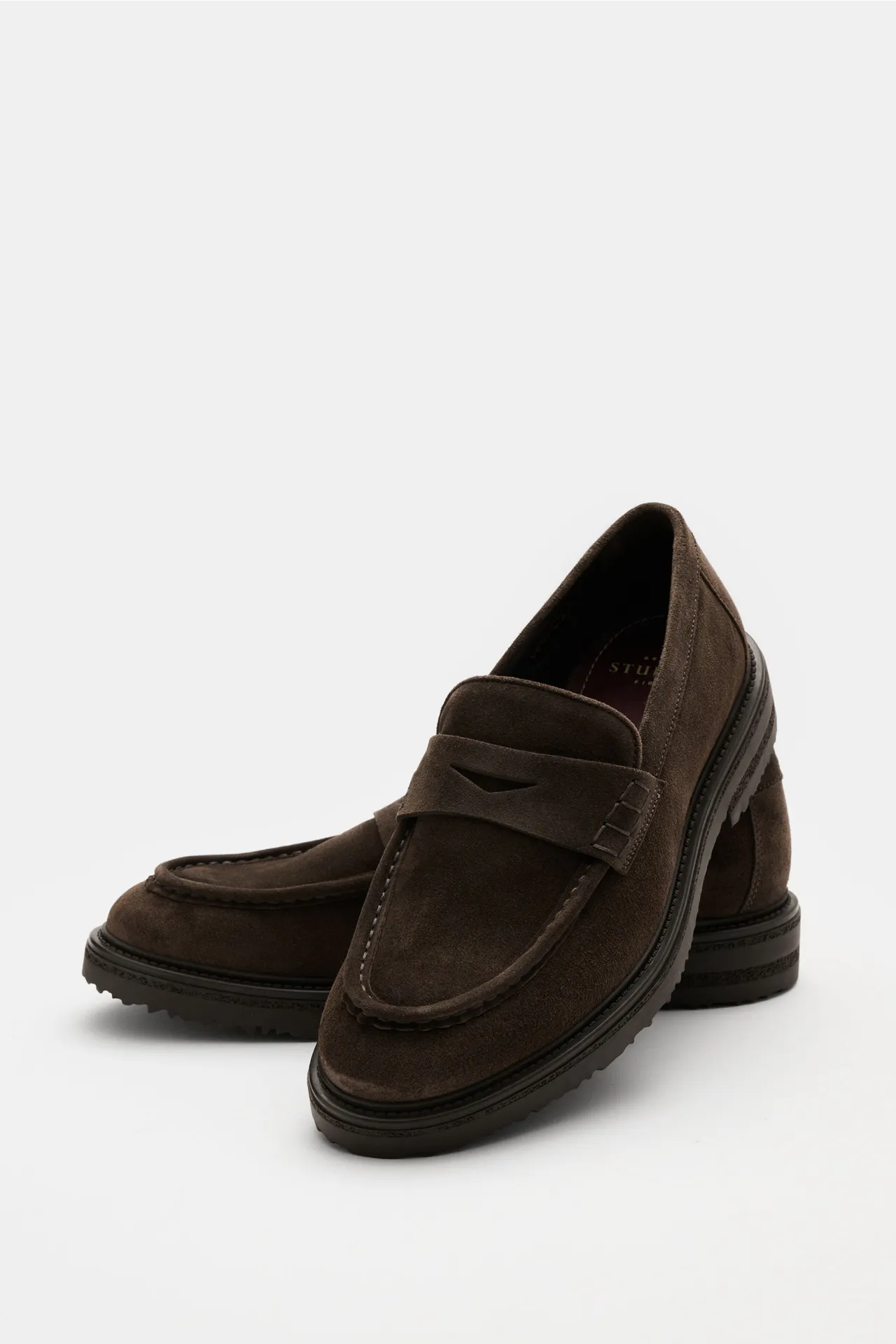 Sturlini - Herren - Penny Loafer 'Softy' dunkelbraun – Bild 3