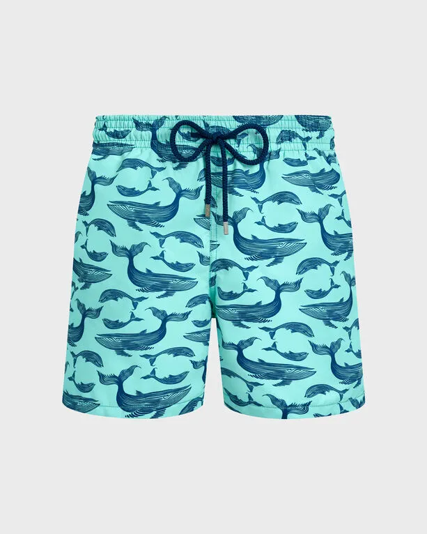 Vilebrequin - Whales Badeshorts Für Herren - Bademode - Moorea - Blau - Größe M Vilebrequin - Whales Badeshorts Für Herren - Bademode - Moorea - Blau - Größe M