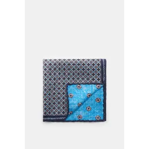 Rosi Collection - Herren - Seiden-Einstecktuch %27Easy%27 navy/blau/weiß gemustert Rosi Collection - Herren - Seiden-Einstecktuch %27Easy%27 navy/blau/weiß gemustert