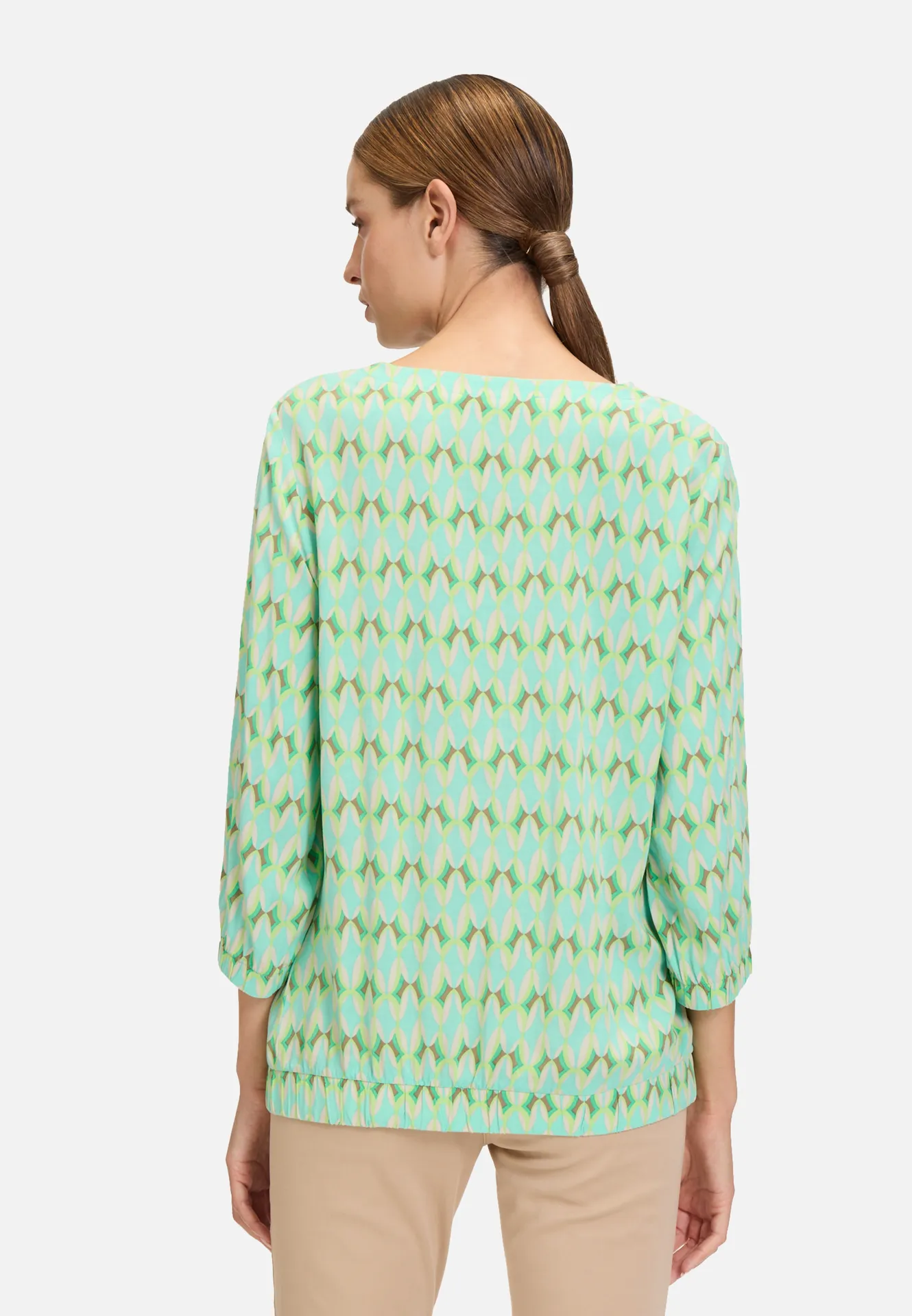 Schlupfbluse mit Muster Schlupfbluse mit Muster