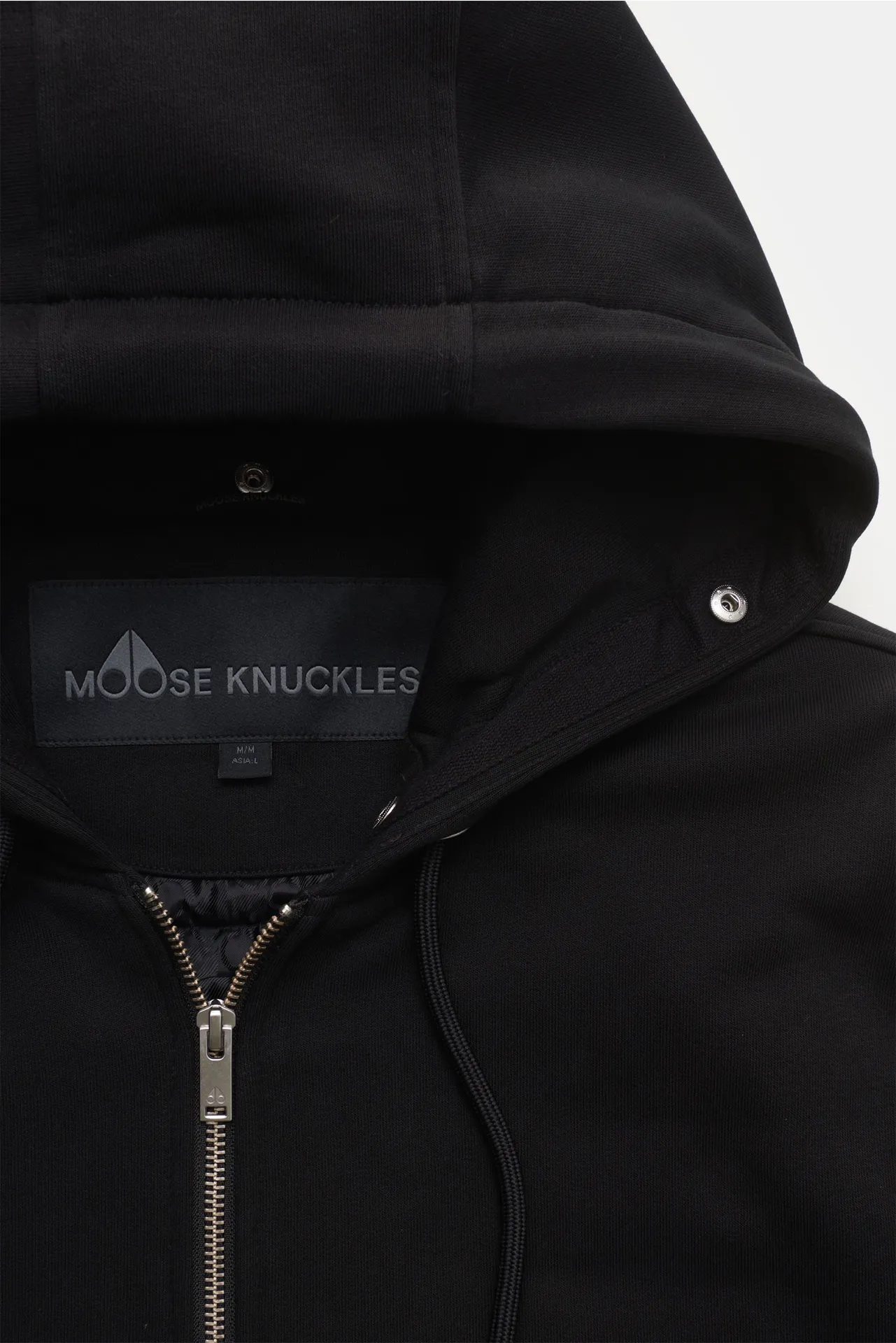 Moose Knuckles - Herren - Sweatjacke 'Classic Bunny' schwarz – Bild 8