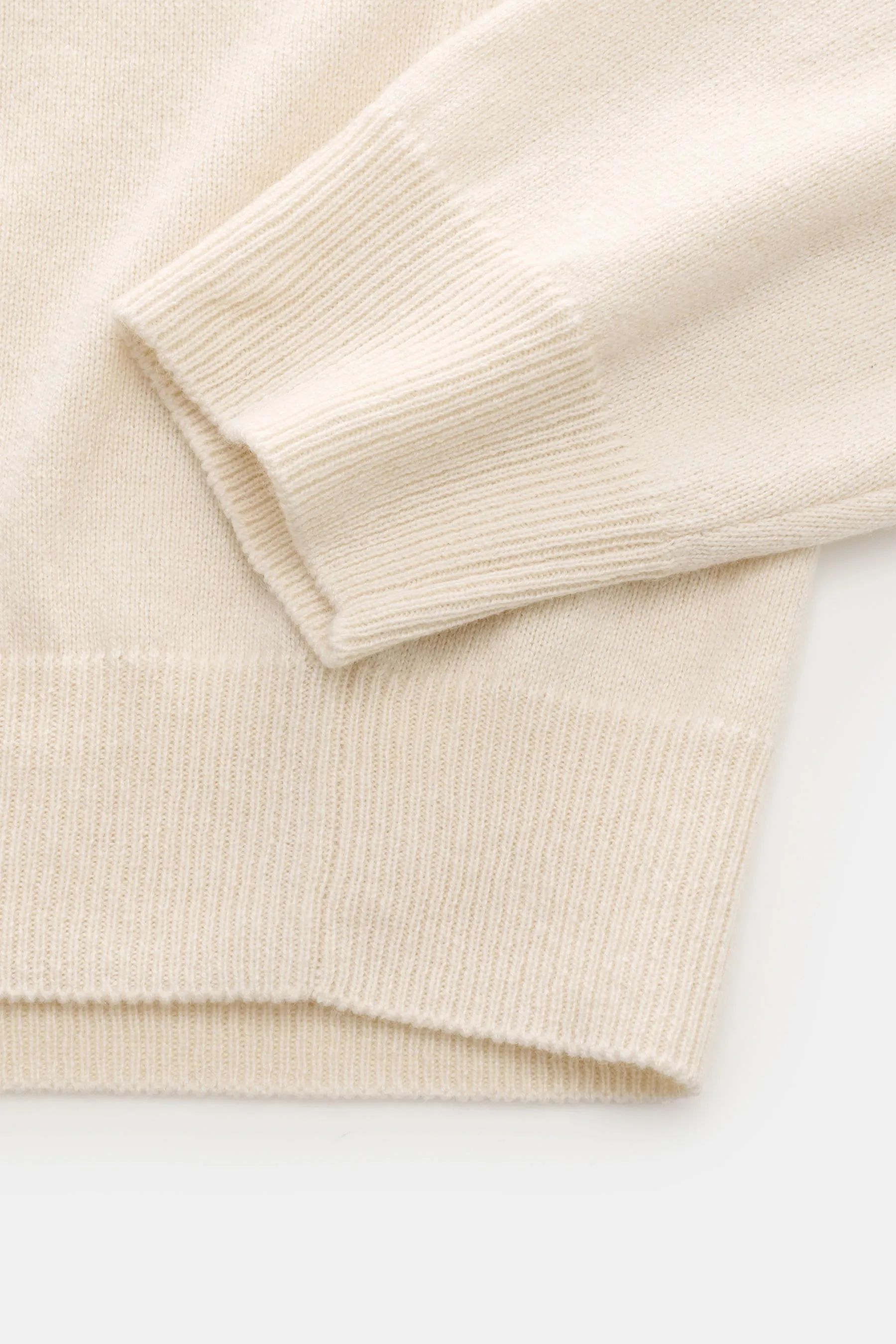 Moorer - Herren - Rundhalspullover 'Orvieto' creme – Bild 3