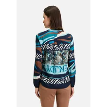 Longbluse mit Stehkragen Longbluse mit Stehkragen