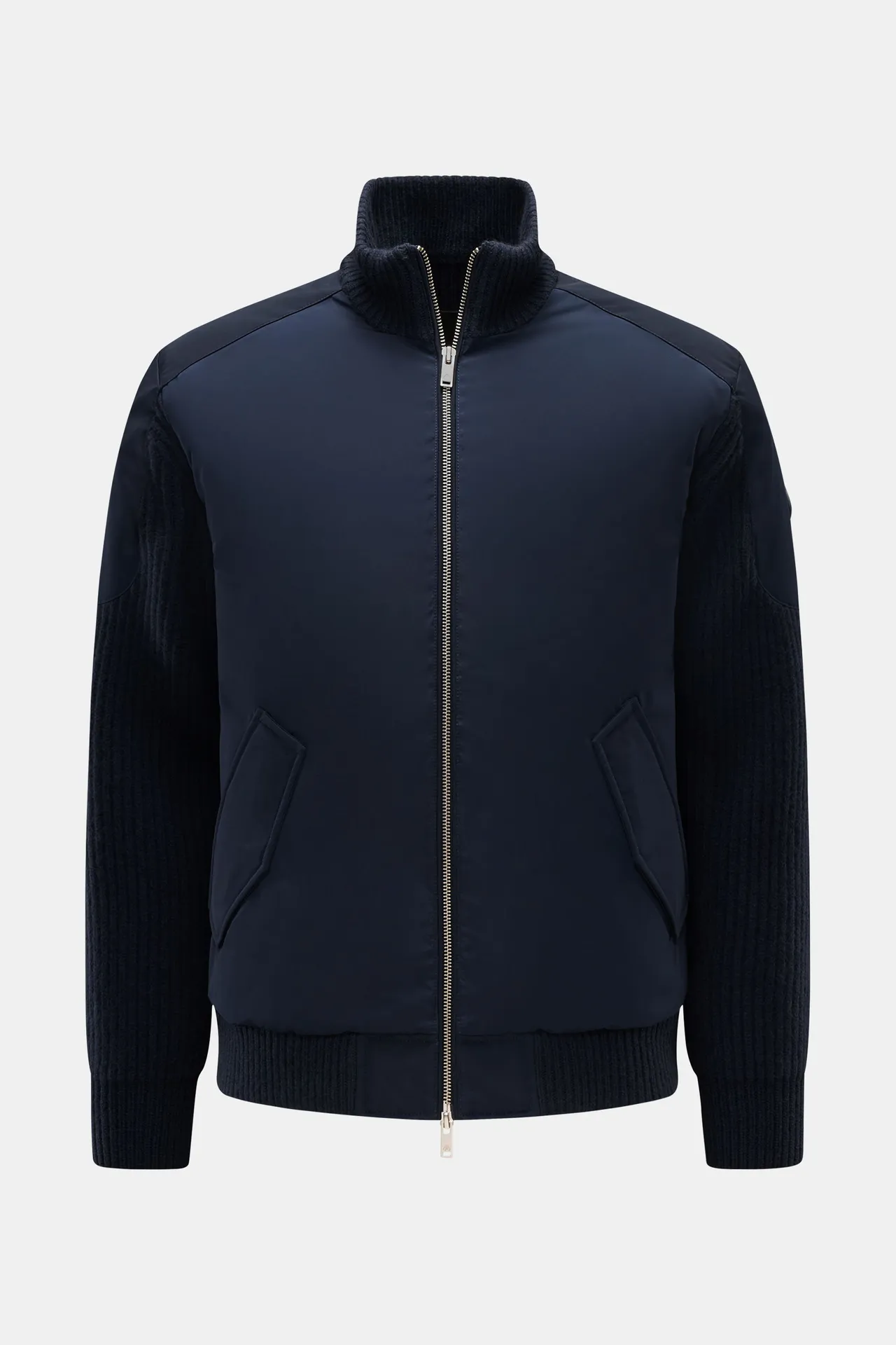 Moose Knuckles - Herren - Daunenblouson %27Magnus Knit Hybrid%27 navy Moose Knuckles - Herren - Daunenblouson %27Magnus Knit Hybrid%27 navy