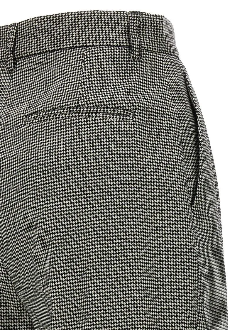 Rochas - Houndstooth Pants - Größe 42 - grau – Bild 2