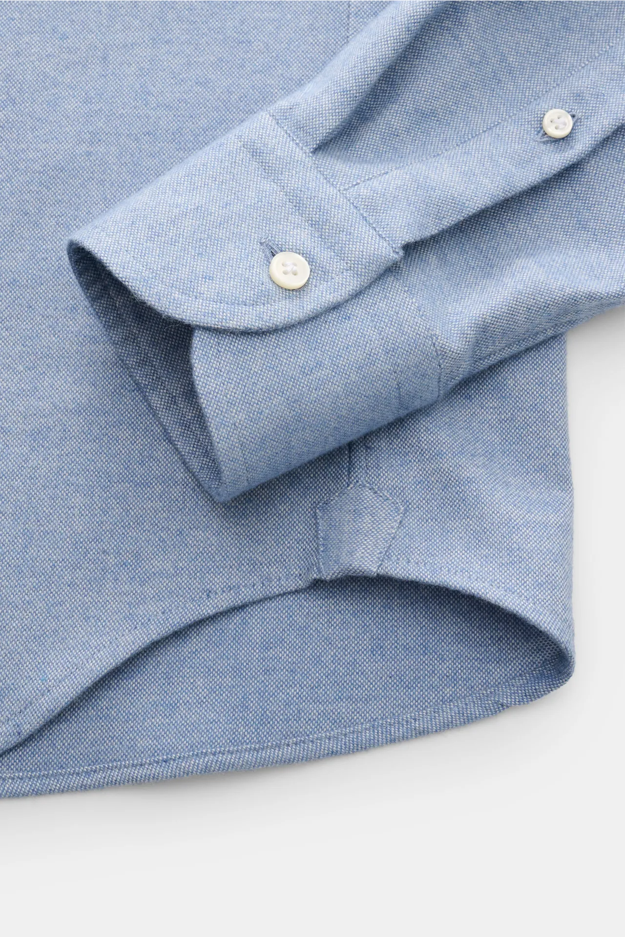 Sonrisa - Herren - Oxford-Hemd Haifisch-Kragen rauchblau – Bild 3