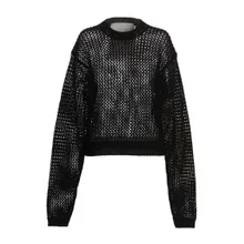 Ramael - %27Bio Cable%27 Sweater - Größe M - schwarz Ramael - %27Bio Cable%27 Sweater - Größe M - schwarz