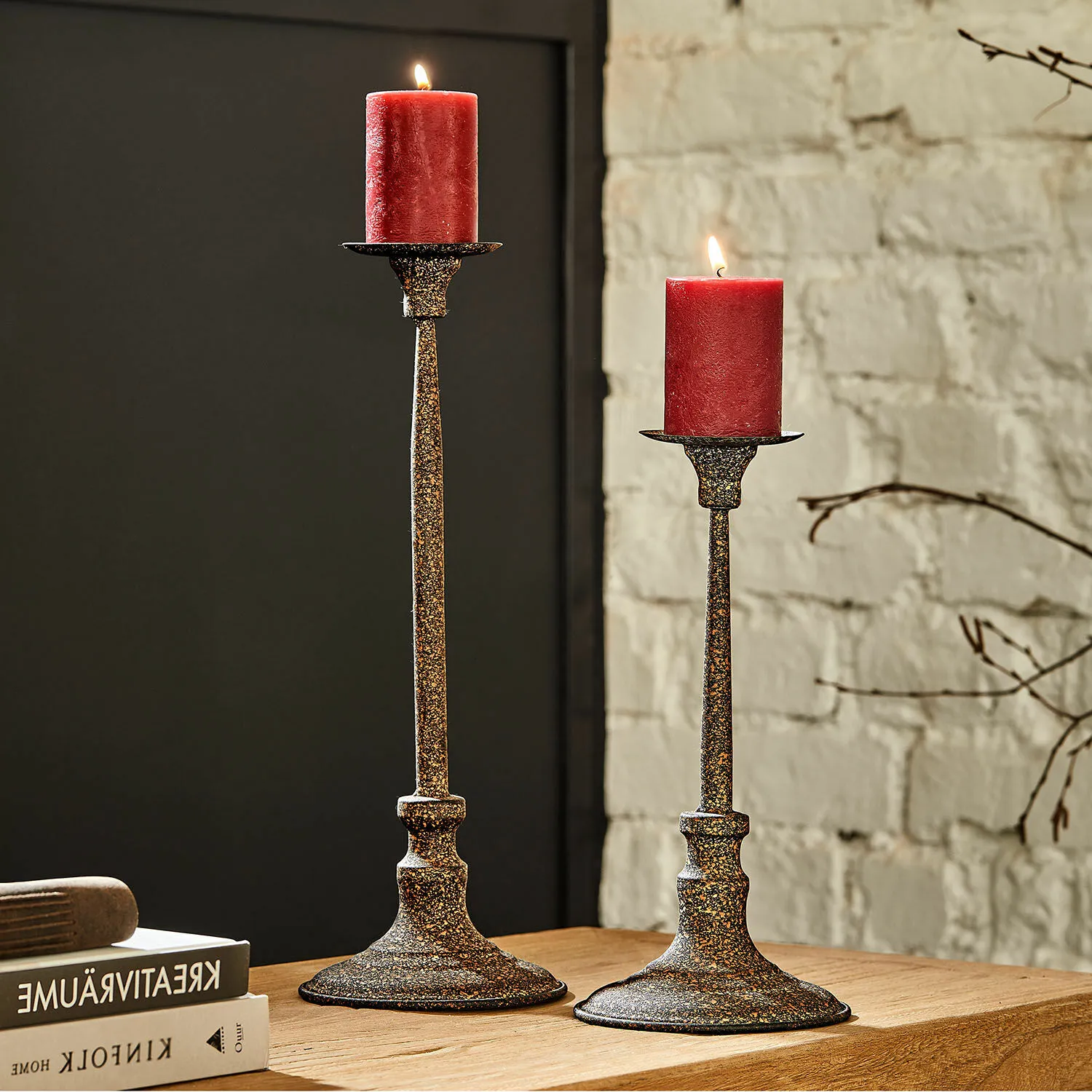 Kerzenständer 2er Set Avarin – Bild 2
