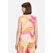 Rundhals-Shirt mit Raffung Rundhals-Shirt mit Raffung