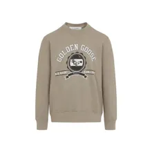 Golden Goose - Relaxed Fit Crewneck Sweatshirt - Größe M - grau Golden Goose - Relaxed Fit Crewneck Sweatshirt - Größe M - grau
