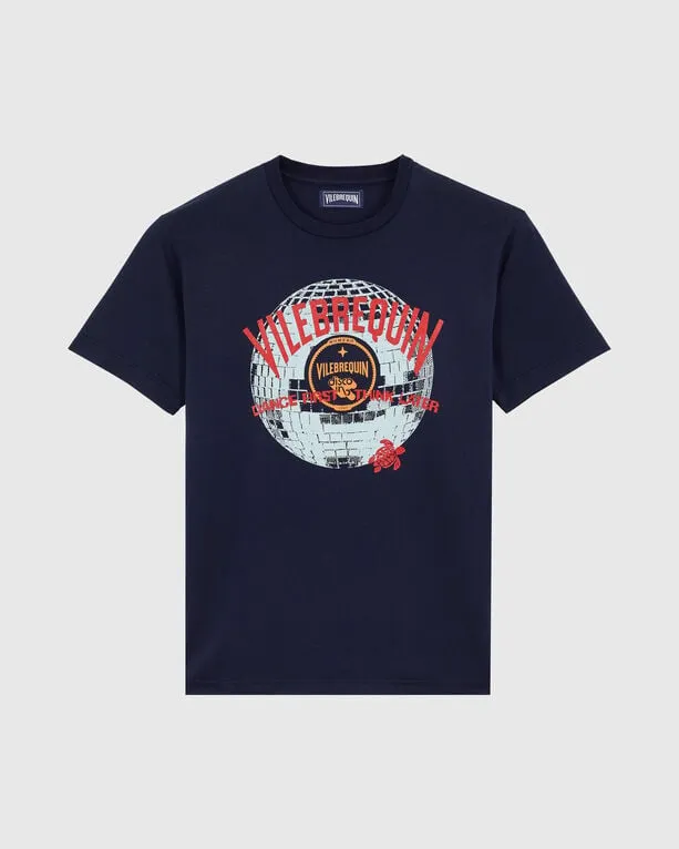 Vilebrequin - Vbq Disco Ball T-shirt Aus Baumwolle Für Herren - T-shirt - Portisol - Blau - Größe M Vilebrequin - Vbq Disco Ball T-shirt Aus Baumwolle Für Herren - T-shirt - Portisol - Blau - Größe M