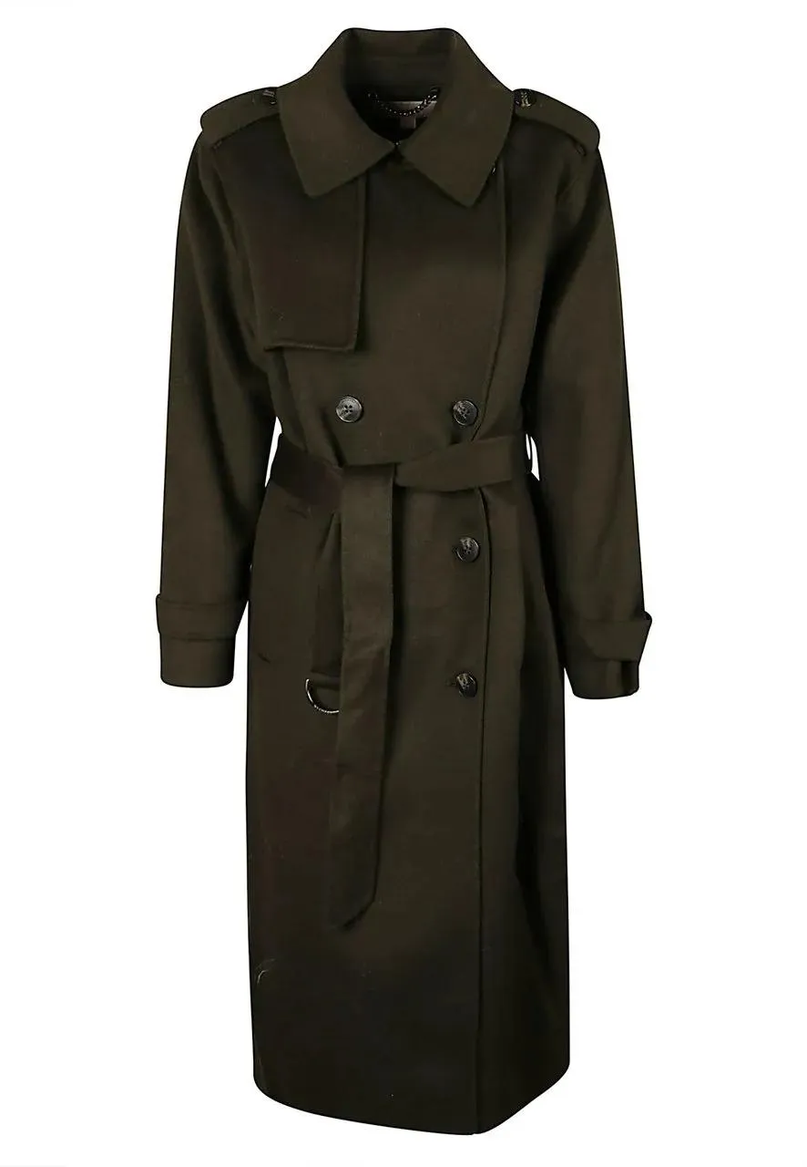 Michael Kors - Utility Long Coat Green - Größe M - grün Michael Kors - Utility Long Coat Green - Größe M - grün