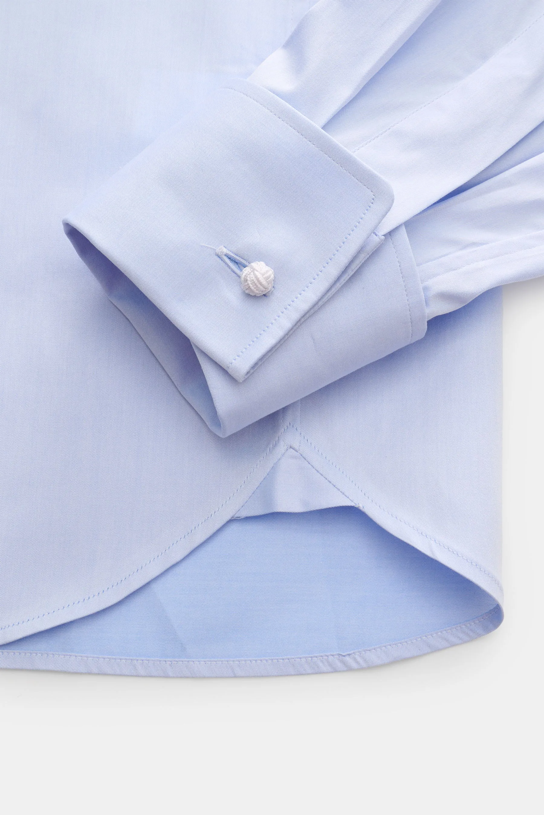 van Laack - Herren - Business Hemd 'Rivara Slim Fit' Haifisch-Kragen hellblau – Bild 3