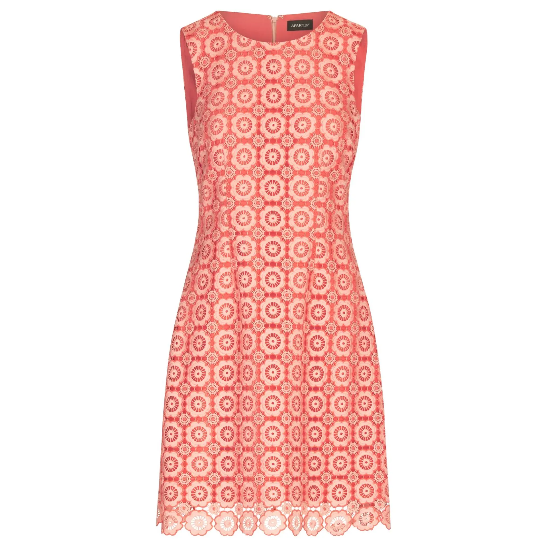 Apart - Spitzenkleid - Größe 38 - korallfarben Apart - Spitzenkleid - Größe 38 - korallfarben
