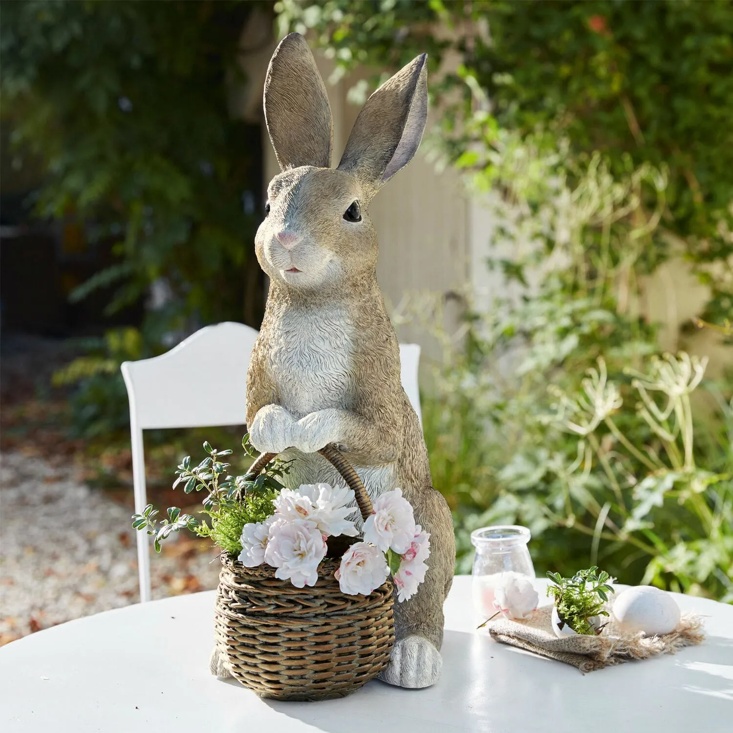 Hase mit Pflanzkorb Alais – Bild 4