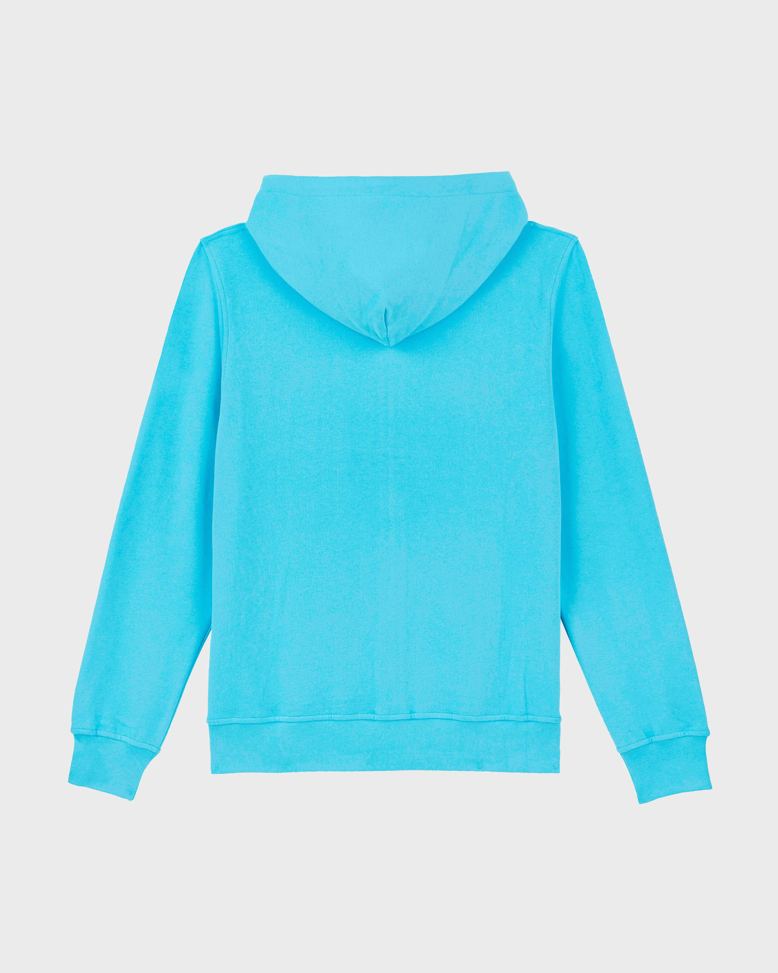 Vilebrequin - Logo Sweatshirtjacke Mit Kapuze Und Stickerei Für Herren - Sweatshirt - Martin-z - Blau - Größe M – Bild 2