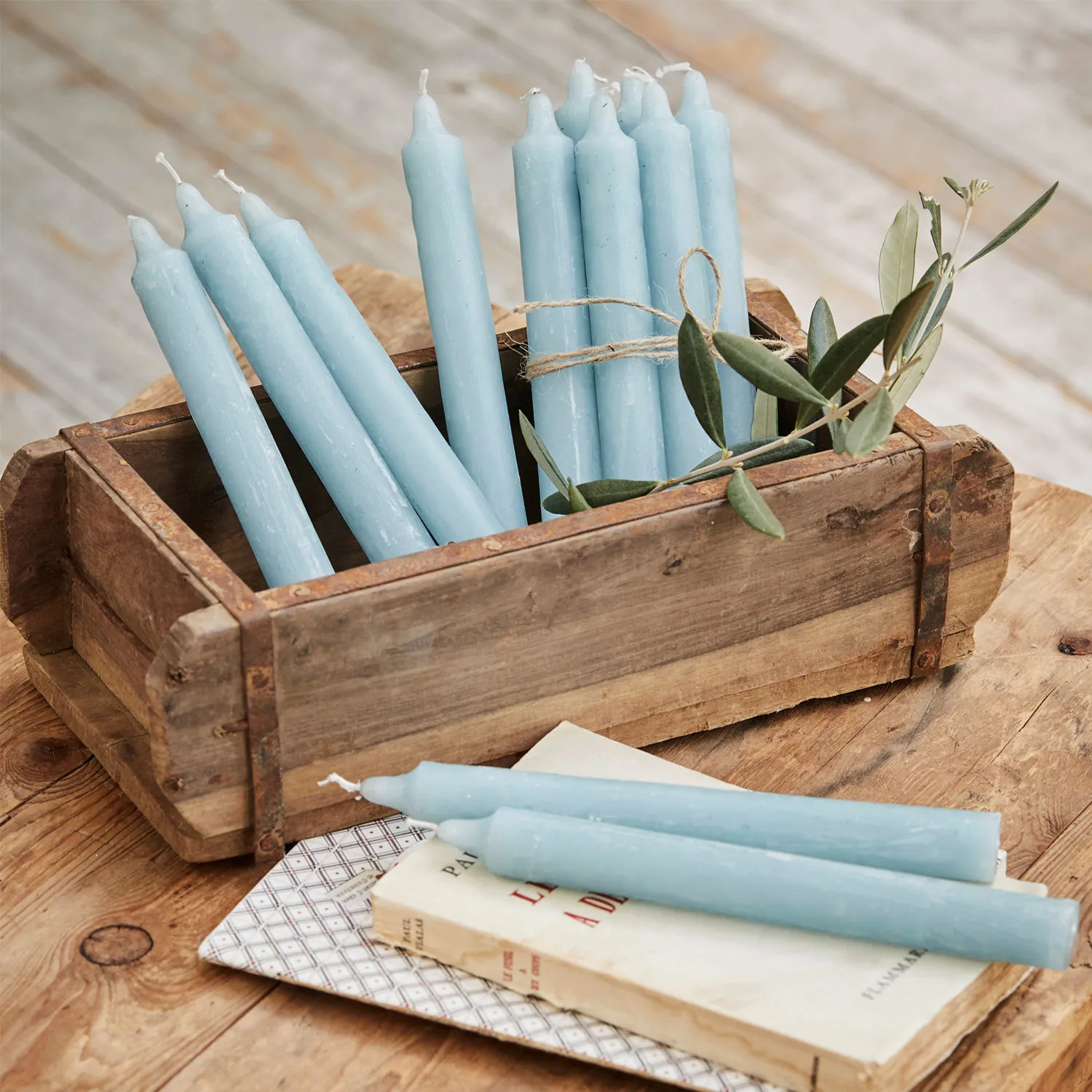 Kerze 12er Set Bauceau – Bild 2