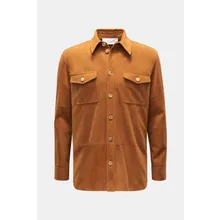 Gabriela Hearst - Herren - Veloursleder-Overshirt %27Lucas%27 hellbraun Gabriela Hearst - Herren - Veloursleder-Overshirt %27Lucas%27 hellbraun