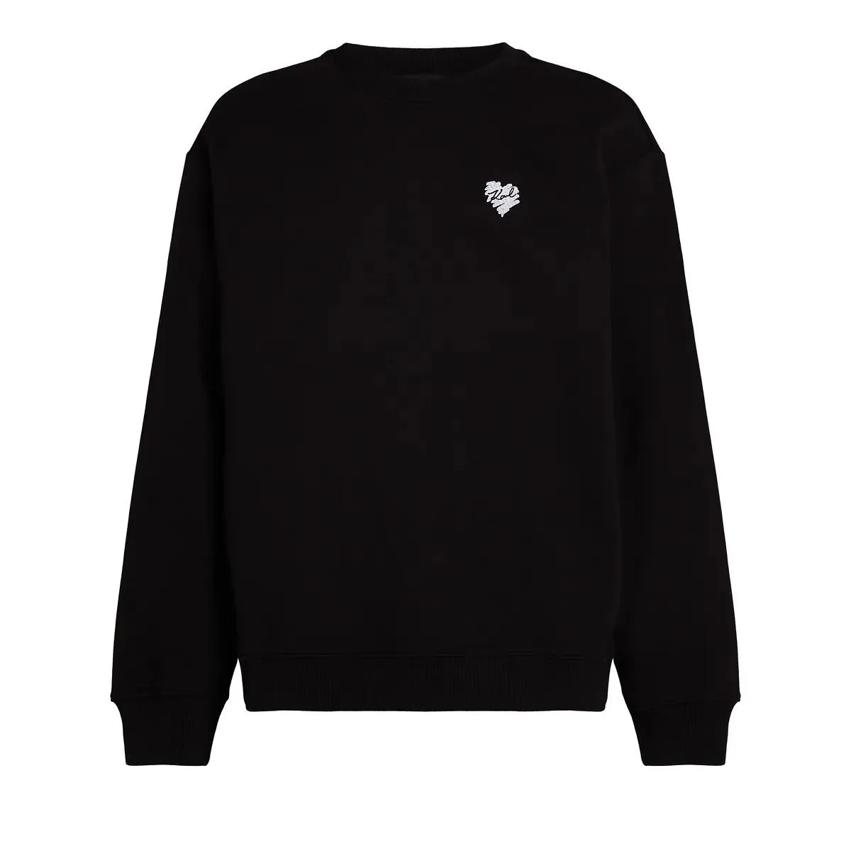 Karl Lagerfeld - K/HEART SWEATSHIRT - Größe XS - schwarz Karl Lagerfeld - K/HEART SWEATSHIRT - Größe XS - schwarz