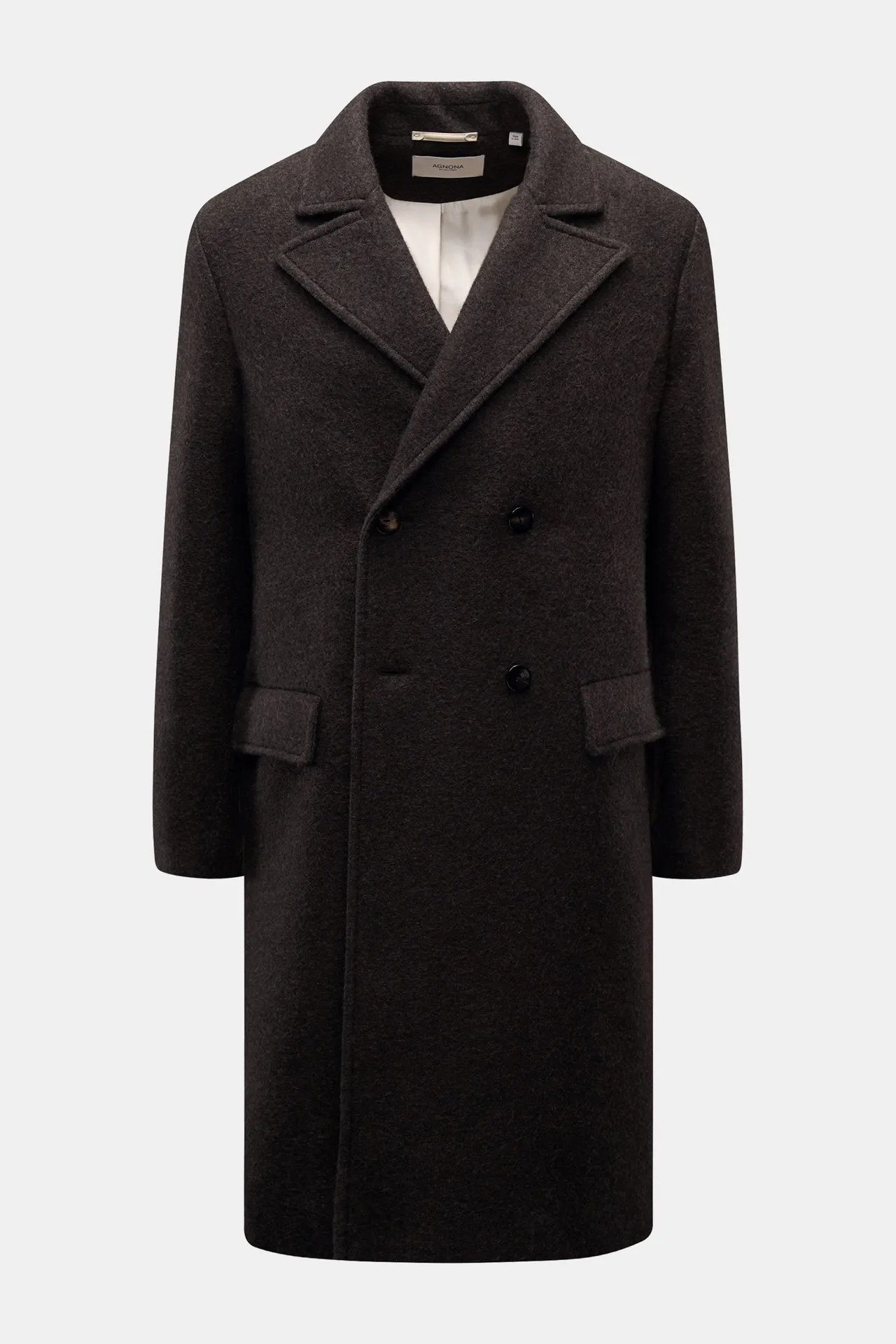 Agnona - Herren - Mantel graubraun Agnona - Herren - Mantel graubraun