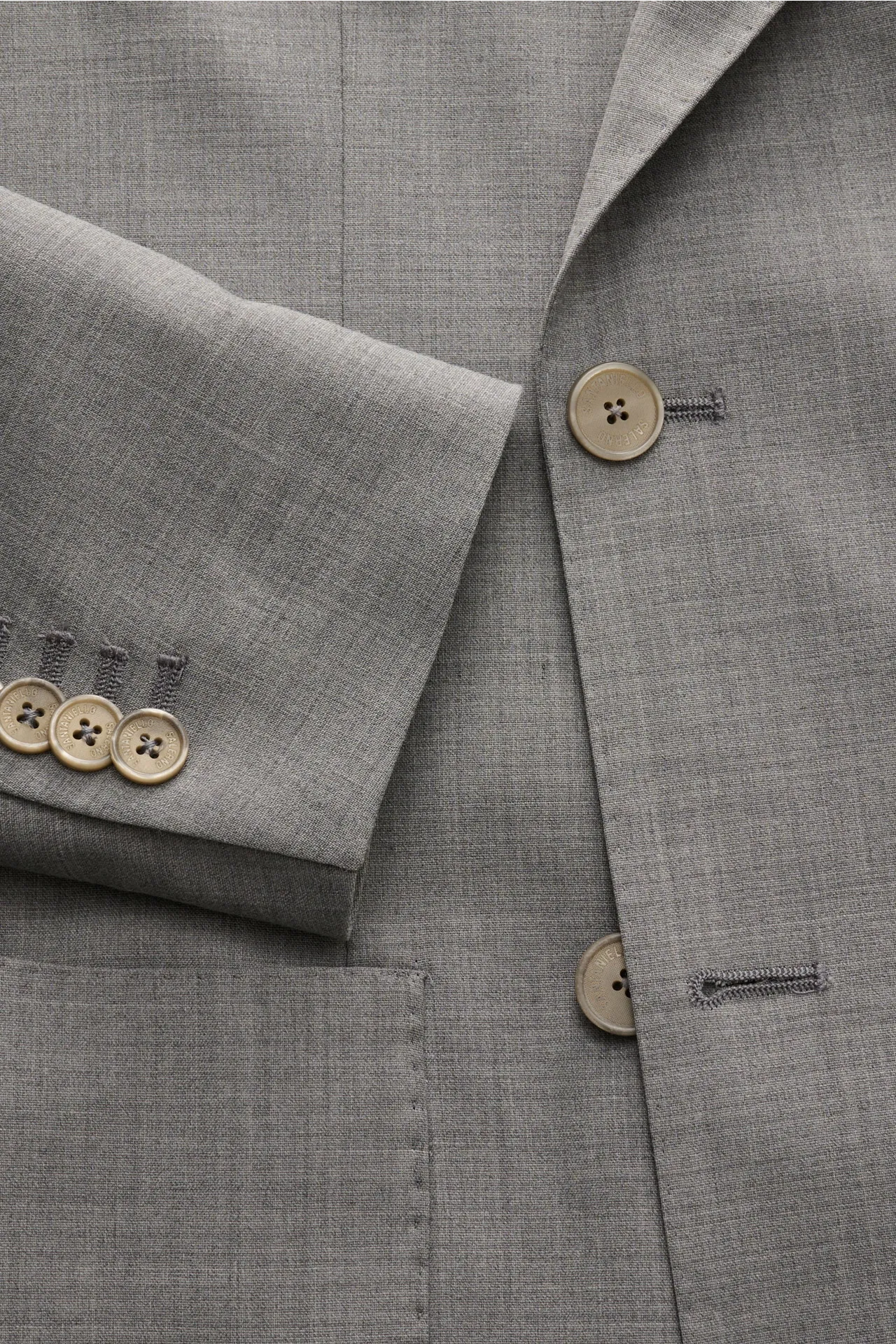 Santaniello - Herren - Blazer grau meliert – Bild 2