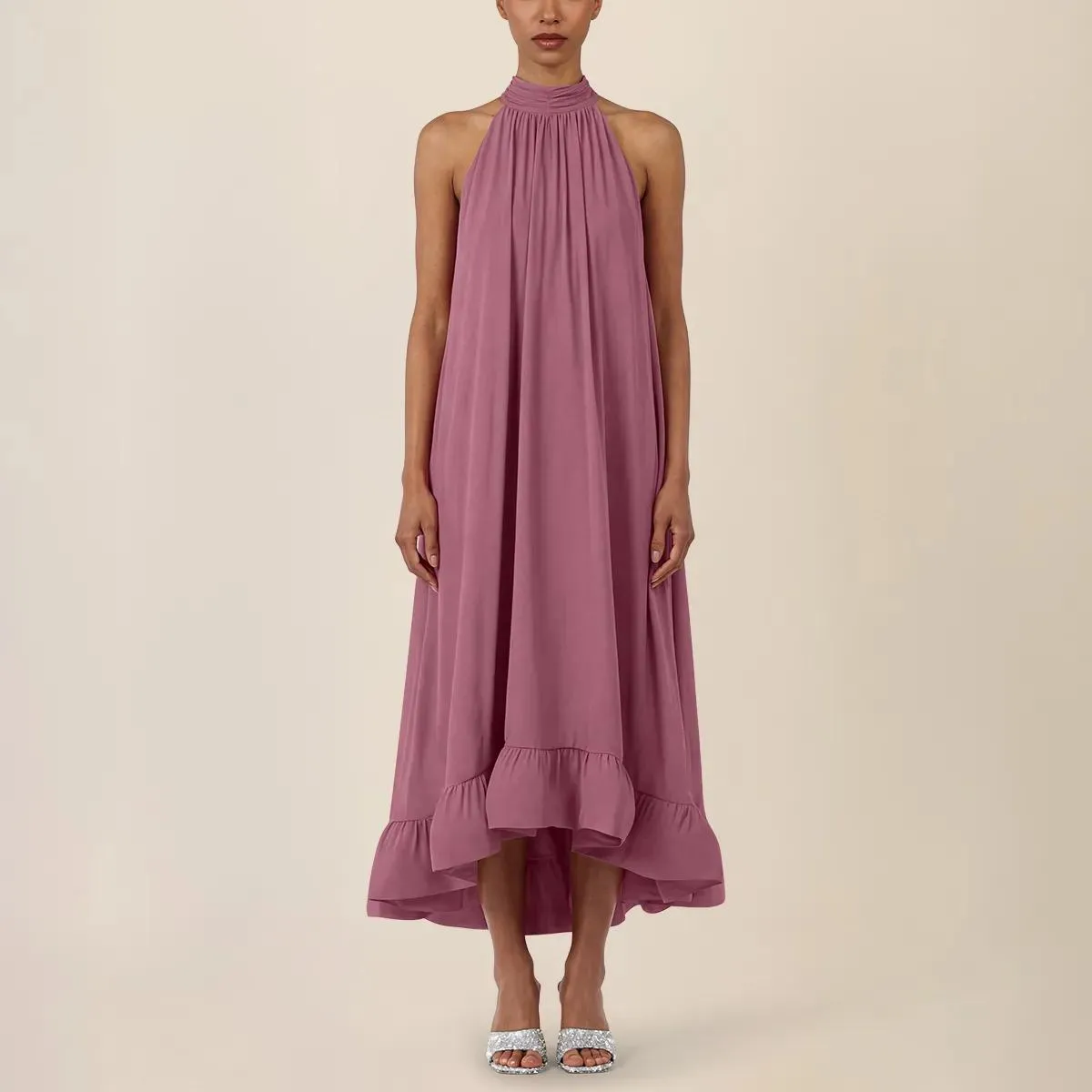 Apart - Chiffonkleid - Größe 40 - rosa – Bild 4