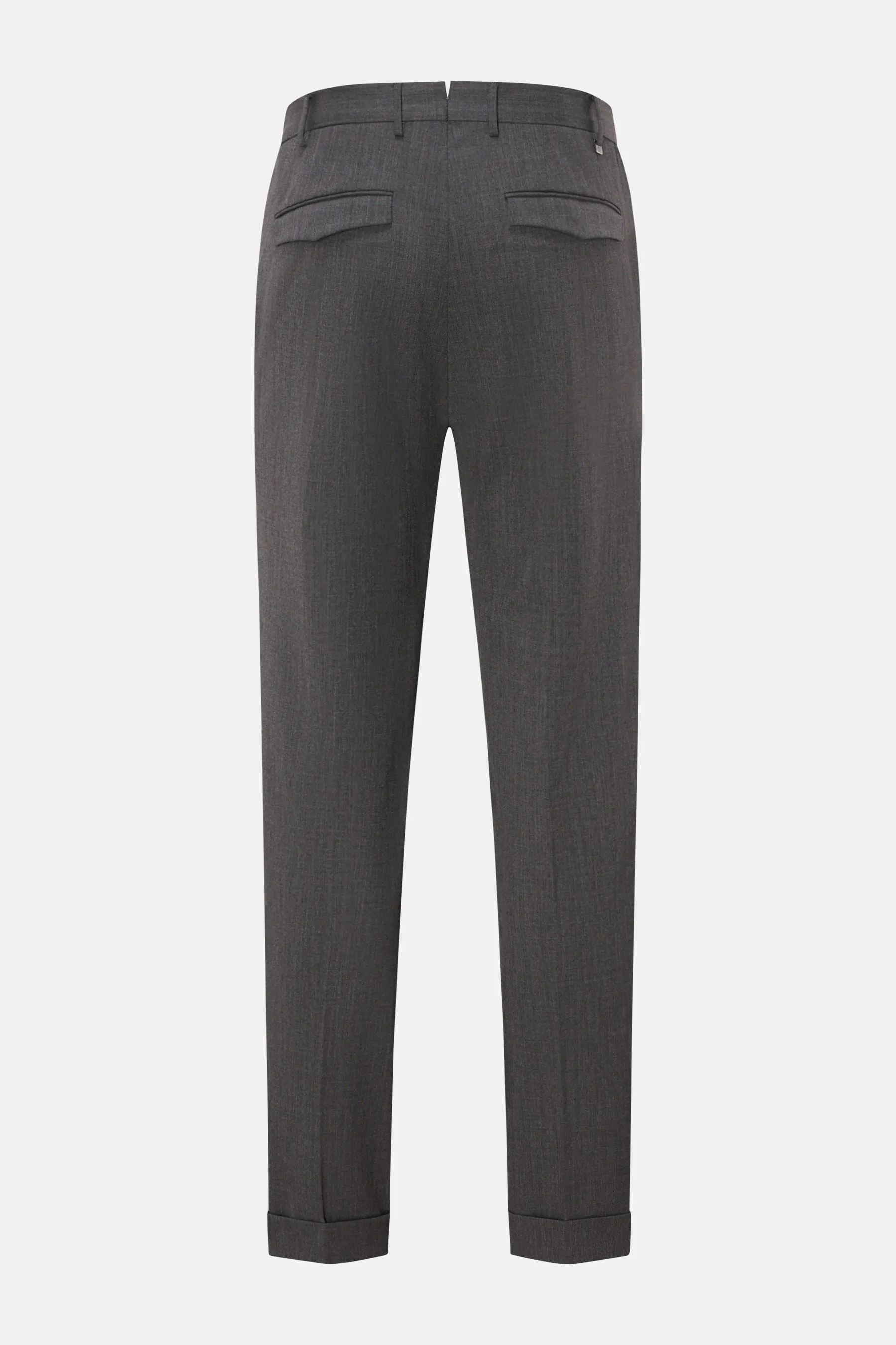 PT Torino - Herren - Wollhose 'Master Fit' dunkelgrau meliert – Bild 2